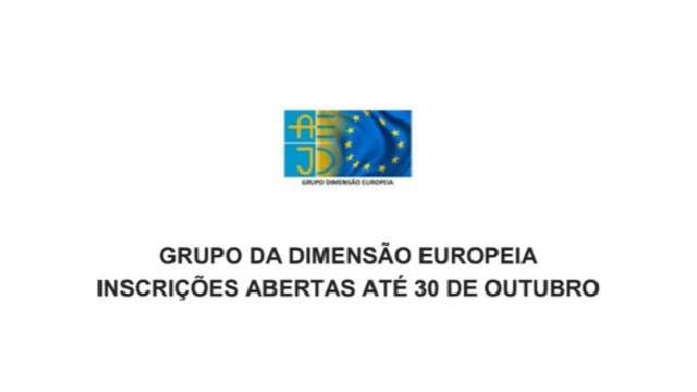 GRUPO DIMENSÃO EUROPEIA - INSCRIÇÕES